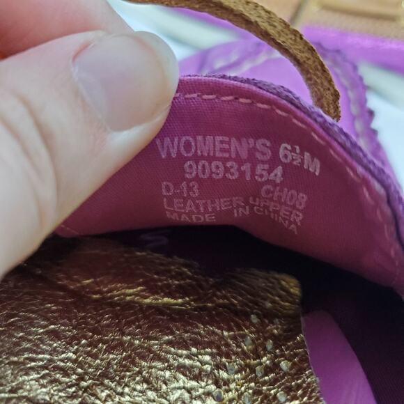 Sperry Purple Glitter Boat Shoes SZ 6.5 - Picture 5 of 6